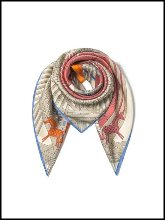 100% Mulberry Silk Scarf 35