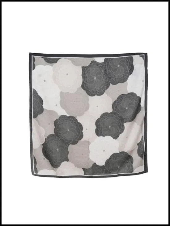 35x35 Square Scarf Women Silk Like Light Scarves Headscarf Bandanas Neckerchief