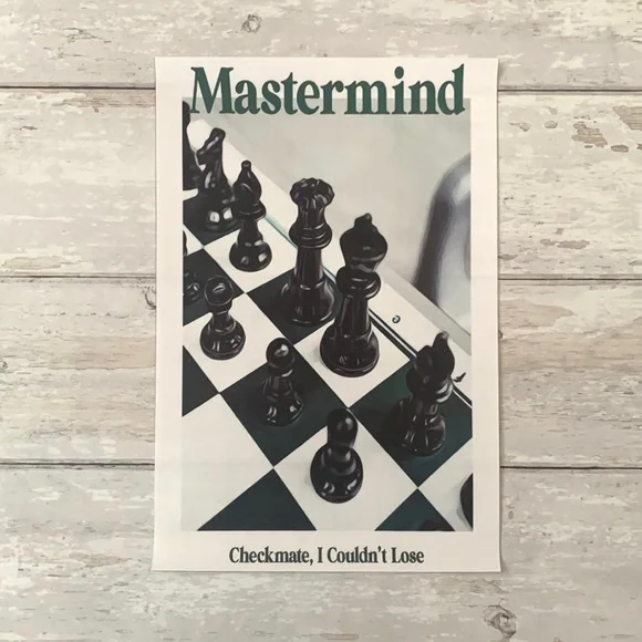 Taylor Swift Mastermind Canvas Art Print Midnights Song Track Poster 8x12in NEW