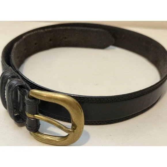 Men's Genuine Leather Black Belts Sz S‎ 32