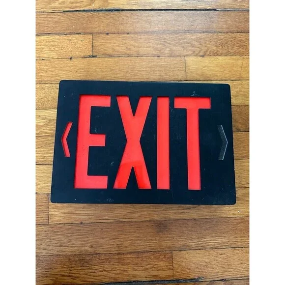 Metal Hanging EXIT sign