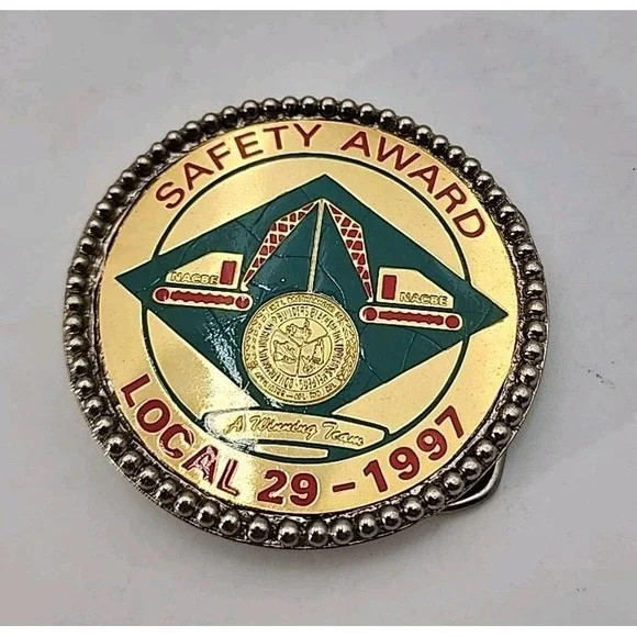 Local 29 NACBE BOILERMAKERS-IRON SHIP BUILDERS Safety‎ Award Belt Buckle
