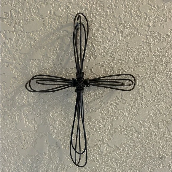 3 for $20 bundle! Iron Wire Wall Cross Decor