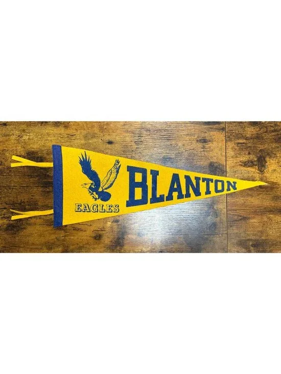 Vintage Blanton Eagles pennant