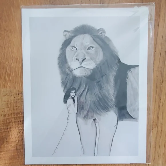 Shadow of the Lion‎ print
