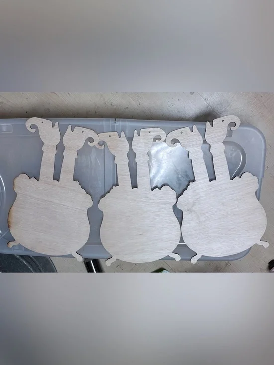 Unbranded Natural Wood Decorative Wall Panel / Door Hanger  - Light Wood Finish