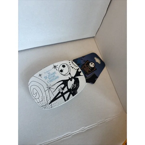 Disney Nightmare Before Christmas Jack Skellington Metal Belt Buckle White WEAR