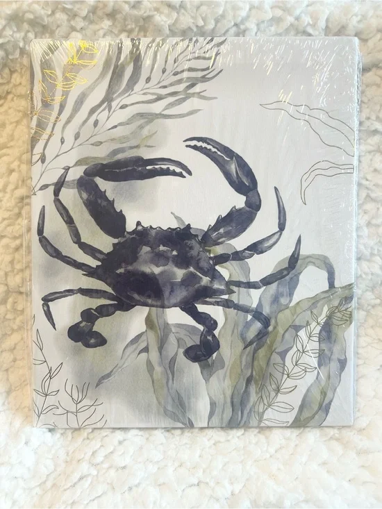 Crab Wall Art Canvas