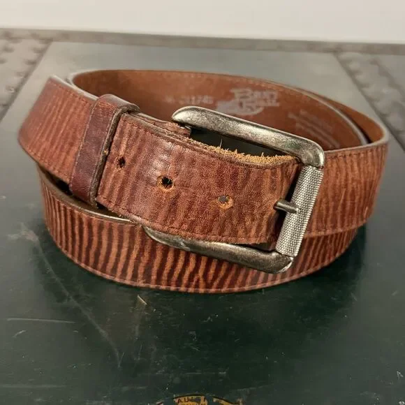 Justin Western Top Grain Leather Belt  Men’s Size 46
