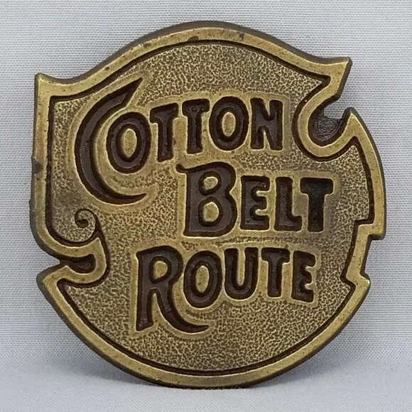 Vintage Cotton Belt Route Jimm Watson‎ 1976 Made in USA Belt Buckle