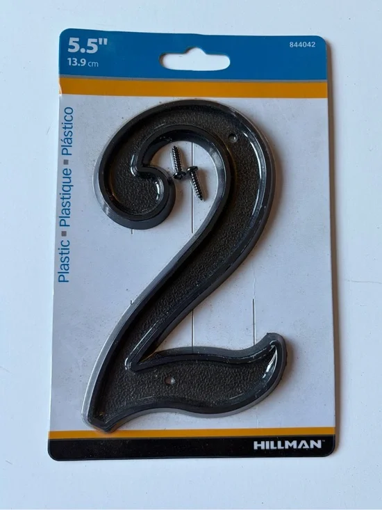 NWT Hillman Black Weatherproof Plastic 5.5