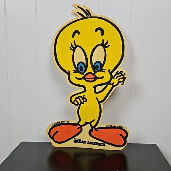 1975 Vintage Marriotts Great America Felt Tweety Bird