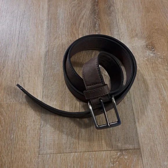 Goodfellow & Co Men's Brown Casual Faux Leather Belt