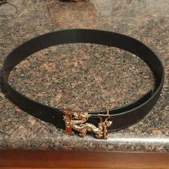 UNISEX Dragon Buckle Belt...NEW..ONE SIZE FITS MOST.