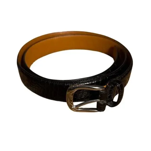 Lauren Ralph Lauren Black Leather Belt Men's Sz. 40