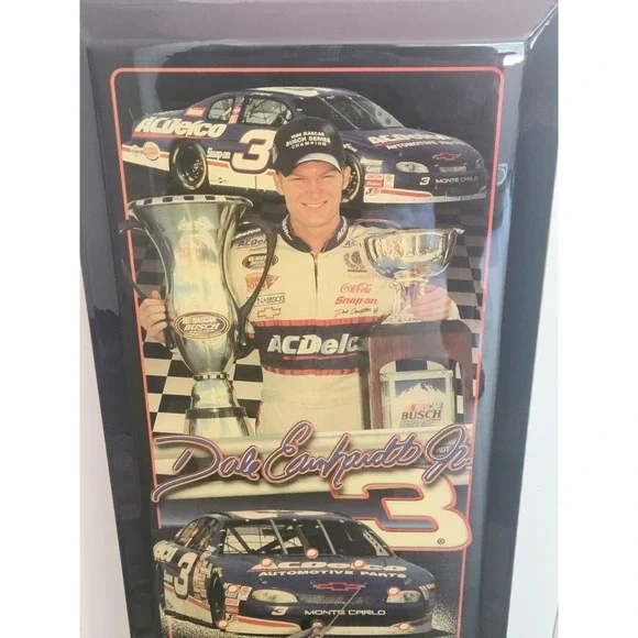 Jebco Dale Earnhardt Jr #3 AC Delco Monte Carlo  Wall Clock Limited Gold Box