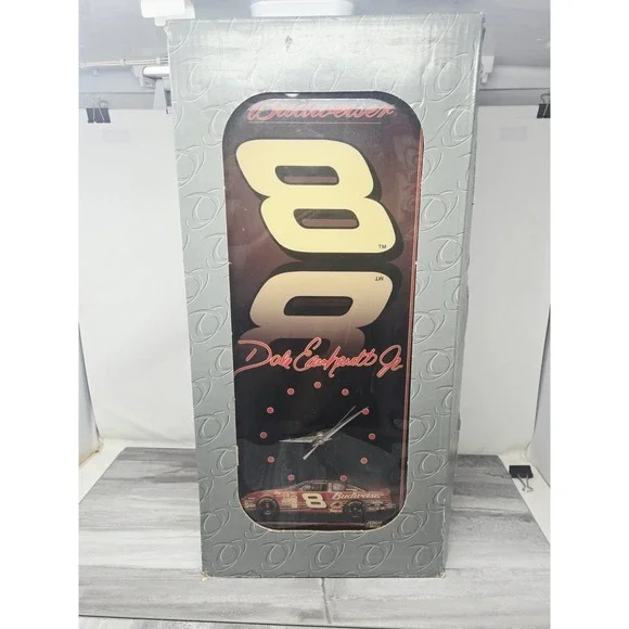 Jebco Dale Earnhardt Jr #8 Budweiser Monte Carlo Commemorative Wall Clock Ltd Ed