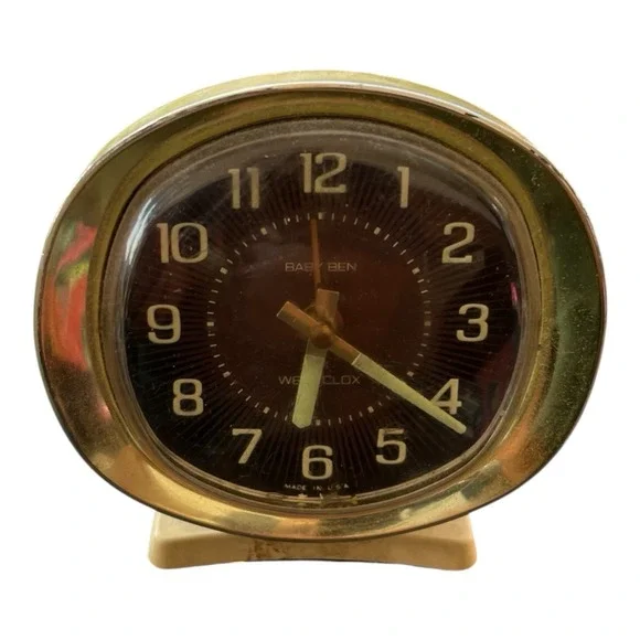 Westclox Big Ben Wind-Up Alarm Clock Vintage Glow In Dark Hands USA (E)
