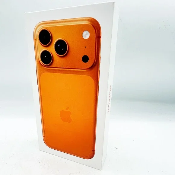 Apple iPhone 17 Pro Box Only Orange‎ Excellent Empty Replacement Box