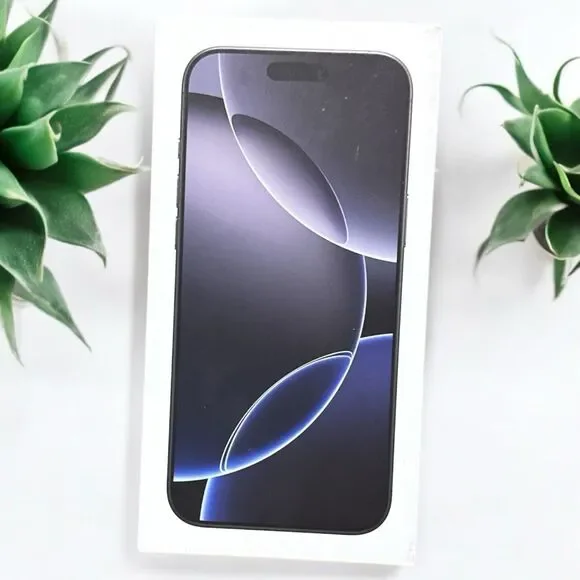 Apple iPhone 16 Pro Max Empty Box Only w/ Tray & Paper Sleeve | No Phone/Cable