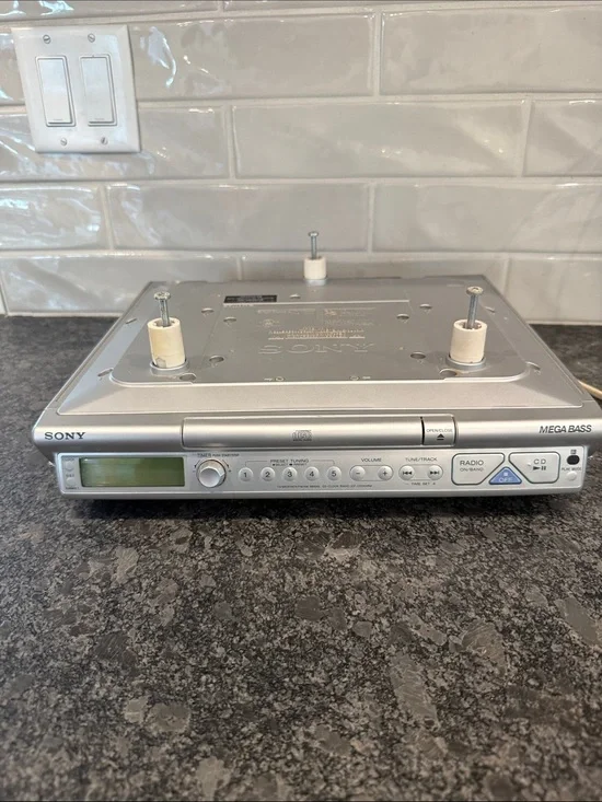 Sony Under Cabinet Mount Kitchen CD Player Radio