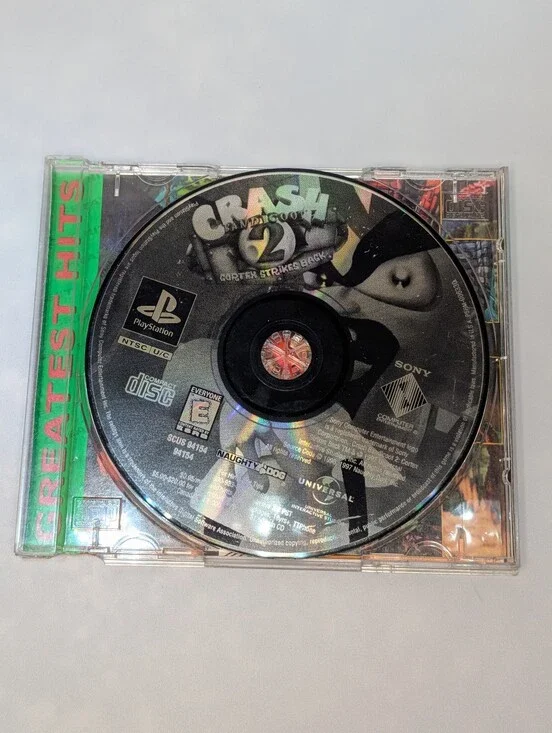 PS1 Crash Bandicoot 2 : Cortex Strikes Back  - PS1 -  *Disc Only*