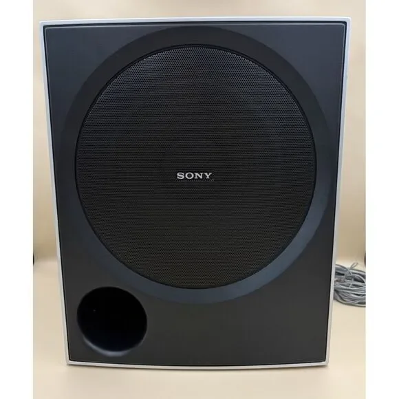 Sony SS-WP700 Home Theater Passive Subwoofer Non Powered Speaker Gray Tested