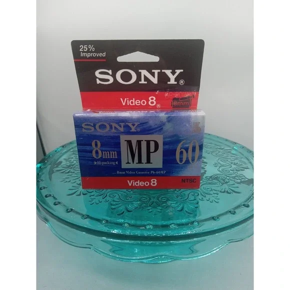 Sony Video Cassette Tape 8MM MP 60 Video 8 60 Minutes (P6-60MP) - New Sealed