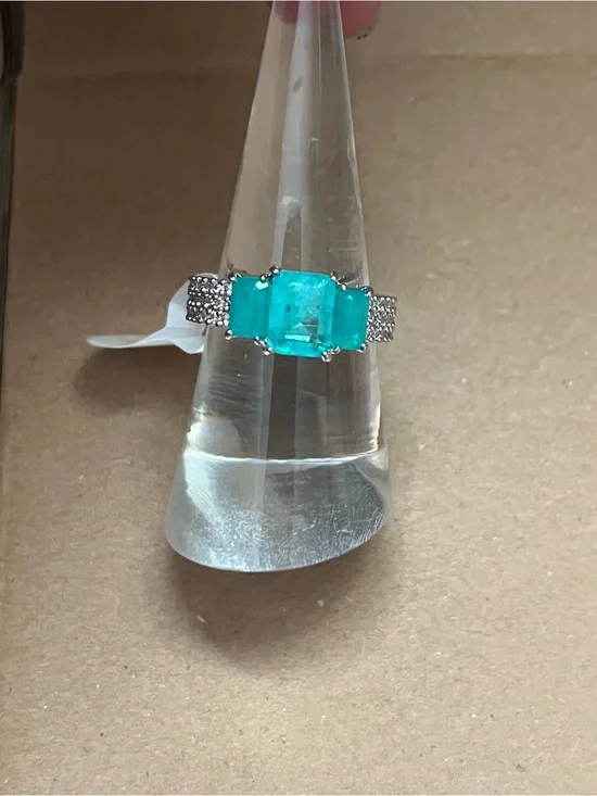 BP Ring - Watch out Baby - Size 7 - Rhodium Plating