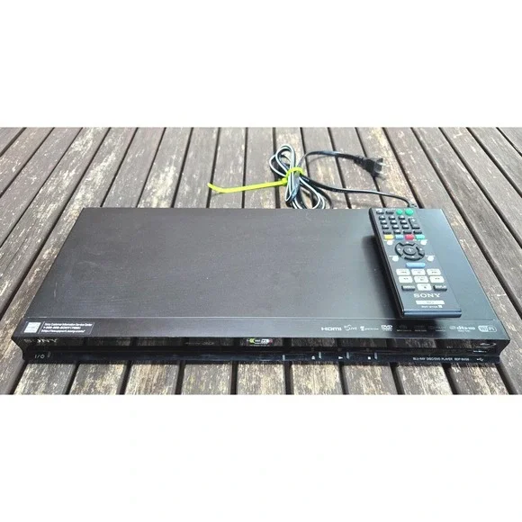 Sony BDP-BX58 3D Blu-ray DVD Player Wi-Fi Built-In with Remote - Tested & Works