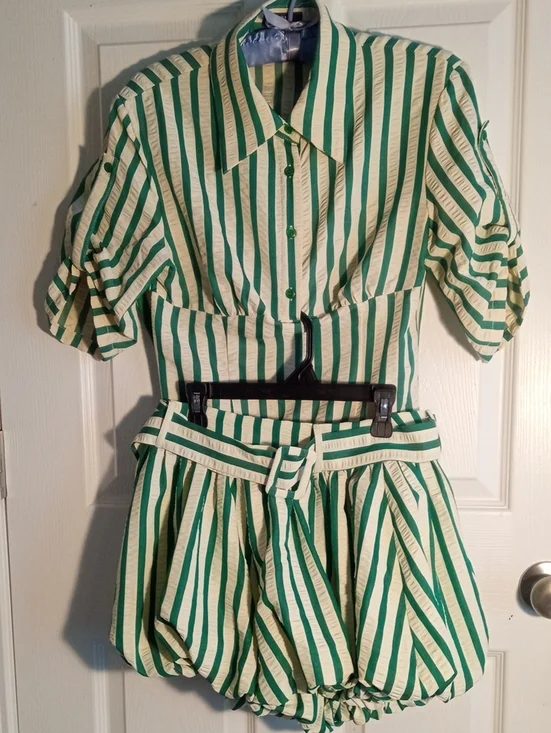 MICAS RUCHED 3/PC SHORT SET