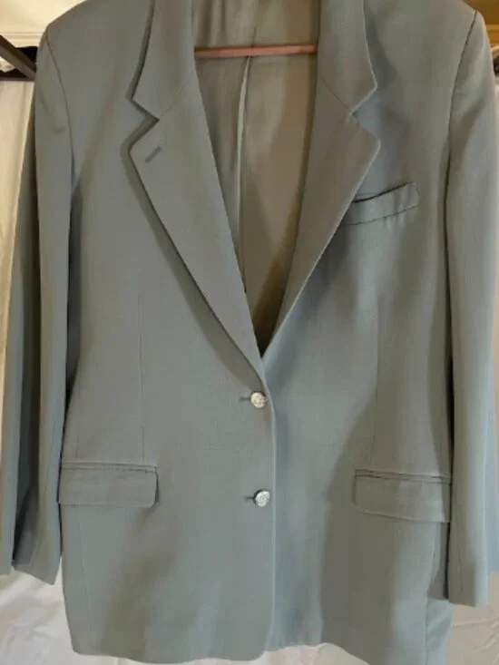 Sage green blazer set