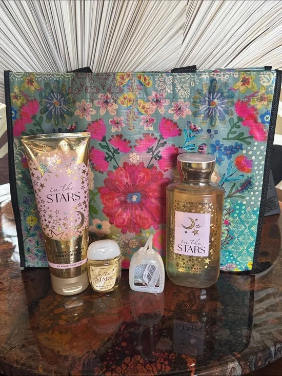Bath & Body Works 5 Pc In The Stars Body Wash & Cream Set