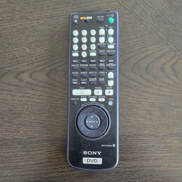 Sony‎ RMT-D112A DVD Player Remote Control - Tested & Working