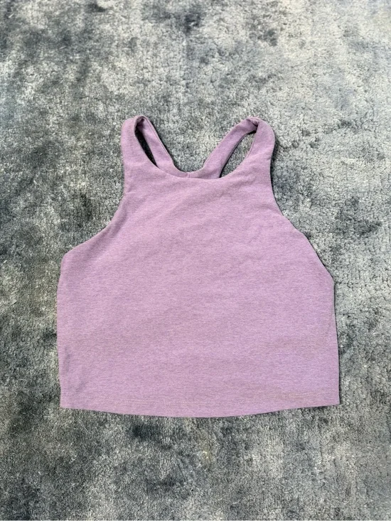 Beyond Yoga Spacedye Refocus Cropped Tank Lavender Heather