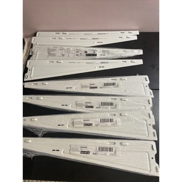 LOT OF 8 - Ikea BOAXEL Bracket white 15 ¾