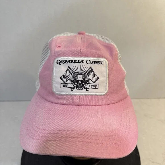 Gasparilla Classic Pink Trucker Hat Unisex Adjustable Snapback
