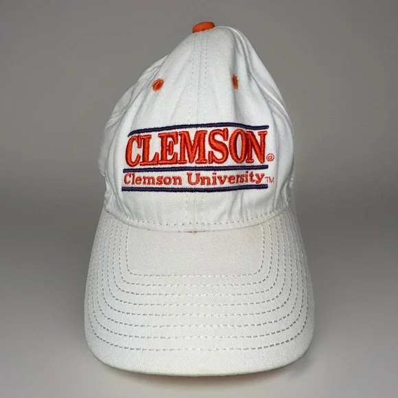 Clemson University Bar Style The Game Snapback Hat Cap  Embroidered Tiger Paw