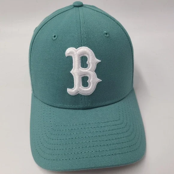 Boston‎ Red Sox Hat Fitted S-M New Era 39Thirty Green Monster MLB City Connect