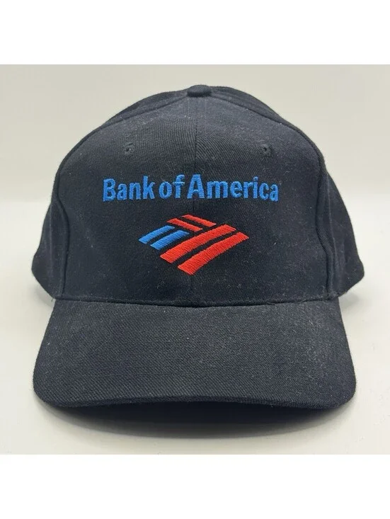 Bank of America Hat Blue Adjustable Strapback Cap BOA
