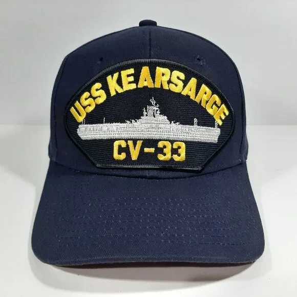USS Kearsarge CV-33 Embroidered Patch Hat Baseball