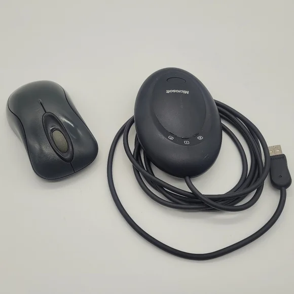 Microsoft Wireless Optical Laser Mouse Model 1025 & Receiver 3.1 1028 Tested​​​