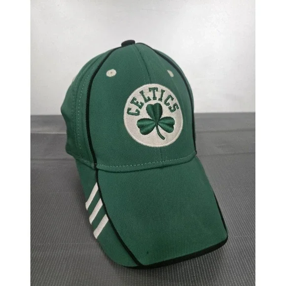 Adidas NBA Boston Celtics Official Team Headwear Hat Cap One Size Fits All (H2)