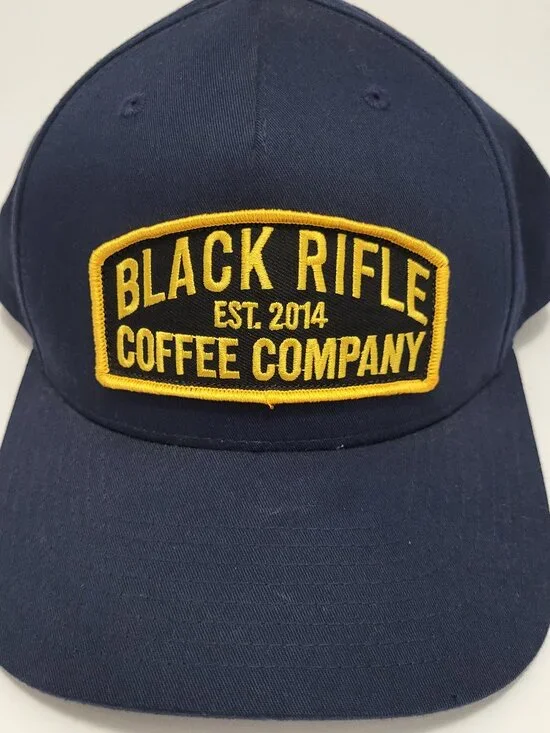 Black Rifle Coffee Company Richardson 255 Snapback Blue Embroidered Patch Cap