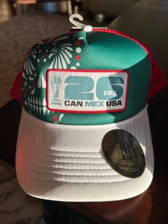New FIFA World Cup 26 Trucker Hat Canada Mexico USA