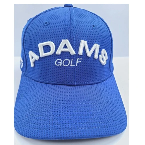 New Era Fly Your Own Flag Adams Golf Super Hat Men M/L Royal Blue Stretch Fitted