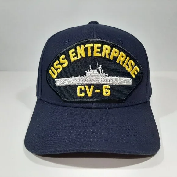 U.S. Navy USS Enterprise CV-6 Men's Cap Hat  Navy