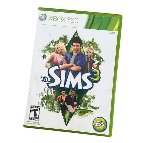 Sim 3 Microsoft XBox 360 Complete with Inserts, Case, Manual (Read Desc.)