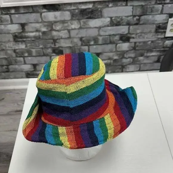 Colorful Striped Bucket Hat