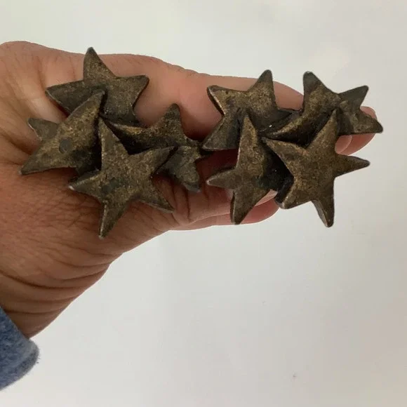 Star Home Cabinet Door Drawer Handle Knob‎ Set of 2 Cluster of 4 Stars